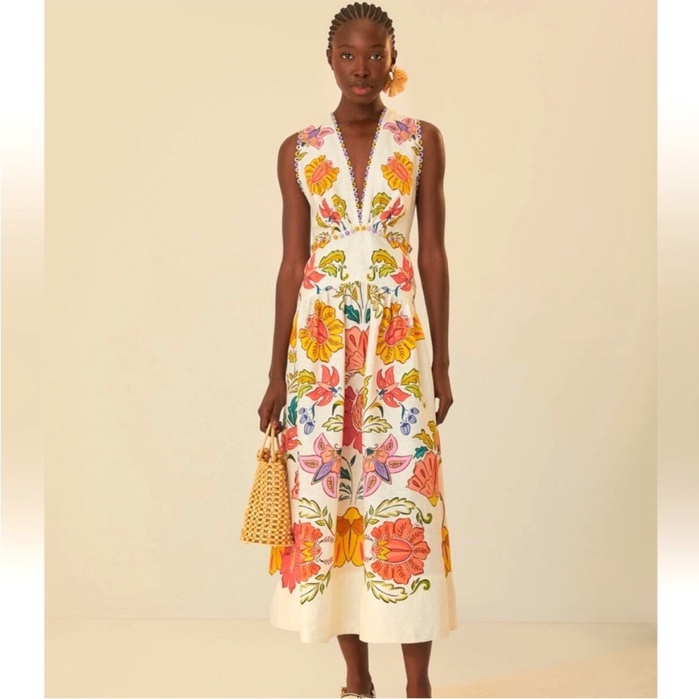 Farm Rio Floral Insect Dress